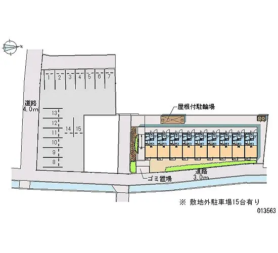 ★手数料０円★松山市枝松１丁目　月極駐車場（LP）